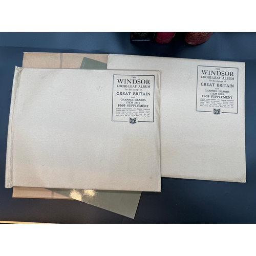 84 - Quantity of 19th century to 20th century stamp albums, Royal Mail First Day Cover Album + loose stam... 