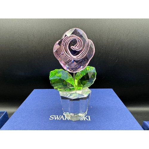 90 - Stunning collection of Swarovski Crystal Plants & Flowers all in boxes with COA - 853406 x2 / 296258... 