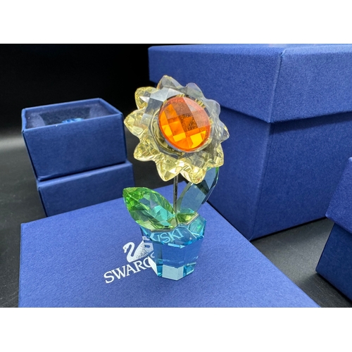 90 - Stunning collection of Swarovski Crystal Plants & Flowers all in boxes with COA - 853406 x2 / 296258... 