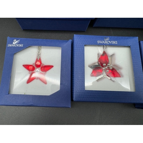 92 - Quantity of Swarovski Crystal Christmas decoration / baubles in boxes / COA - 860748 / 604190 / 1054... 