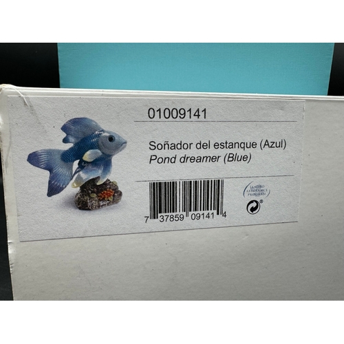 94 - Mint in box Lladro Pond Dreamer (Blue) 01009141 in box with COA