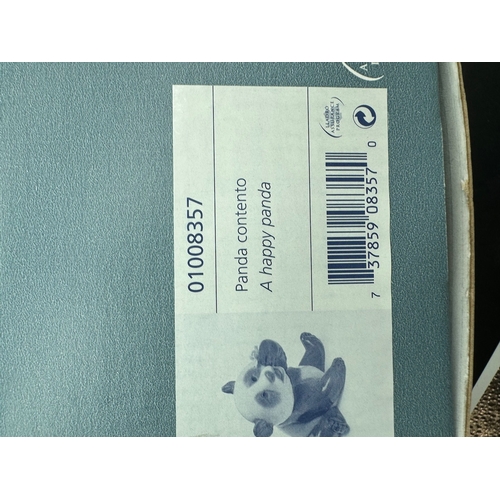 97 - Mint in Box Lladro A happy Panda - 01008357