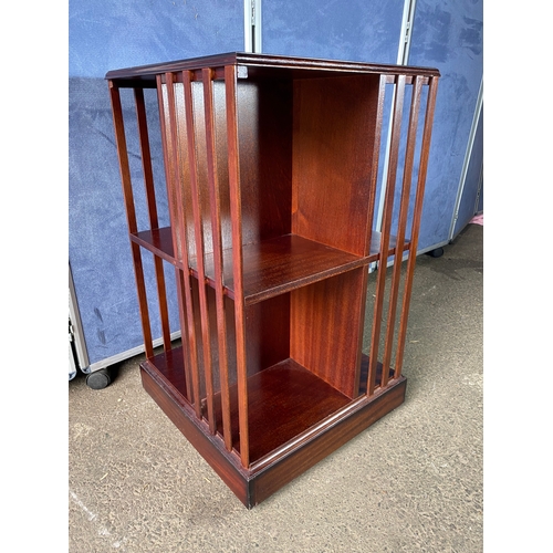 208 - Mahogany revolving book case

Dimensions - 18.5