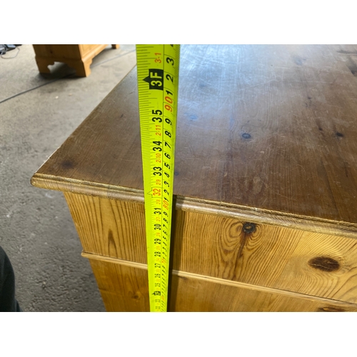 215 - Solid Pine desk

Dimensions - 52