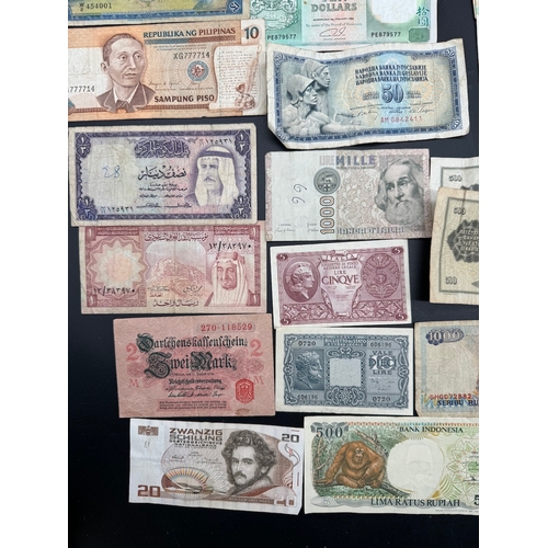 120 - Large quantity of early to mid 20th century World bank notes / currency -  including Hong Kong Dolla... 
