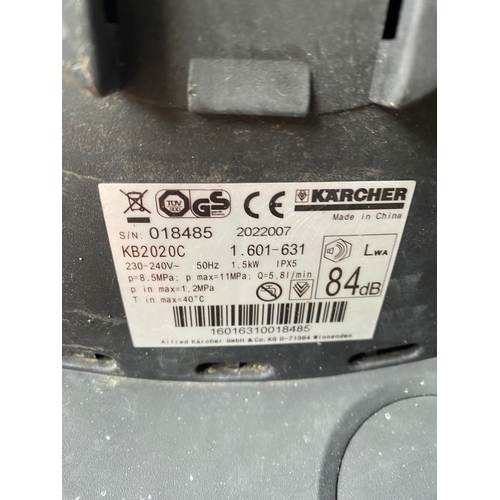 435 - Karcher KB 2020 pressure washer.