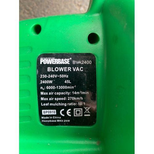 437 - Powerbase leaf blower.