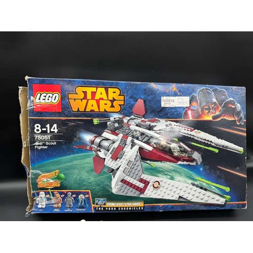 413 - Lego Star Wars 75051 with box , instructions + mini figures -