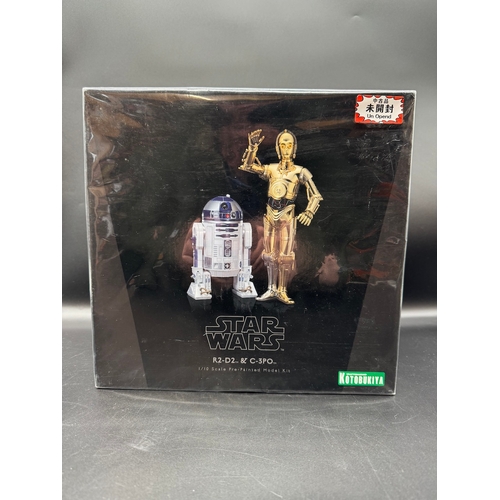 418 - Sealed Kotobukiya R2-D2 & C-3PO Action Figure Set