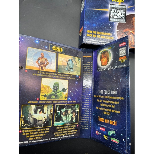 424 - Four Star Wars Tazo Collectors Force Packs - Complete with Tazo's