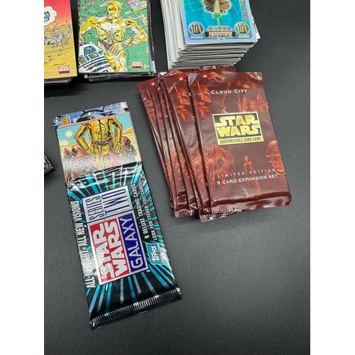 425 - Quantity of Star Wars Topps Trading Cards, Top Trumps, Micro Fax + others from the last 20 years