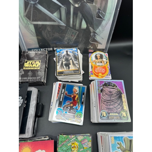 425 - Quantity of Star Wars Topps Trading Cards, Top Trumps, Micro Fax + others from the last 20 years