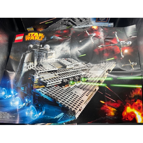 427 - Boxed Star Wars Lego Imperial Star Destroyer 75055 with instructions, mini-figures, poster