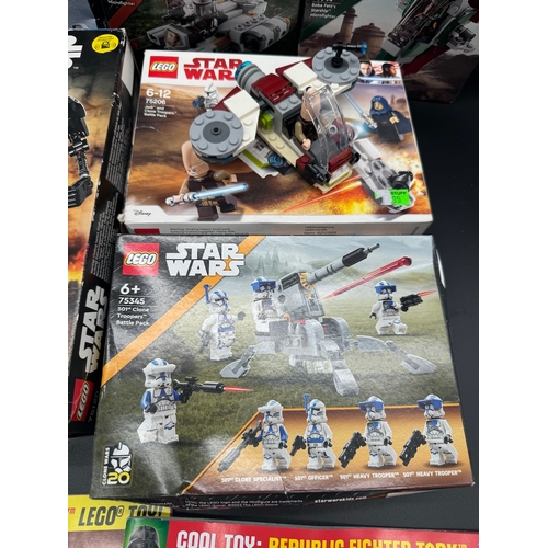 430 - Collection of Sealed Star Wars Lego Sets + Magazines with free Gifts