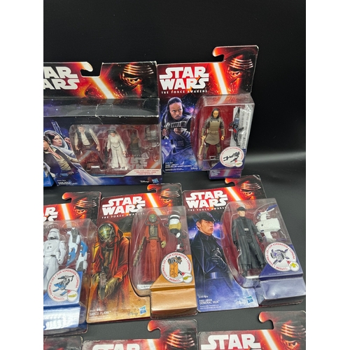 444 - 15 x Star Wars The Force Awakens Action Figures Boxed