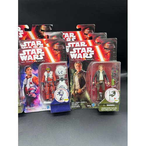 444 - 15 x Star Wars The Force Awakens Action Figures Boxed