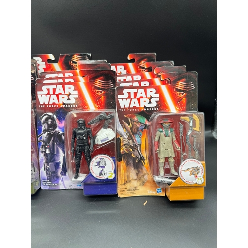 444 - 15 x Star Wars The Force Awakens Action Figures Boxed