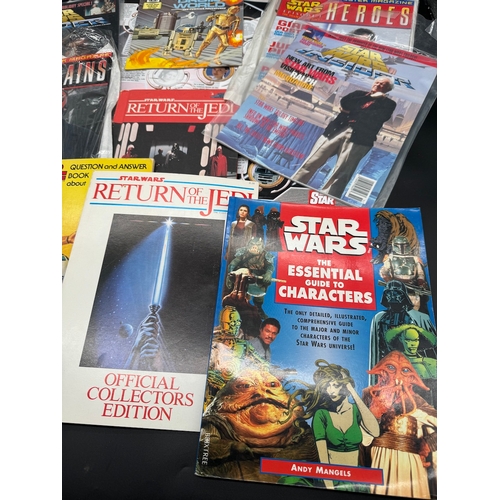 456 - Collection of Star Wars Magazines, Brochures, Books from last 20-30 years