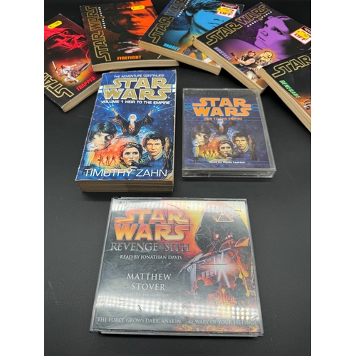 460 - Star Wars Novels + cassette tapes