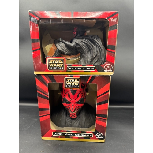 474 - Star Wars Episode 1 Darth Maul Bank + Container