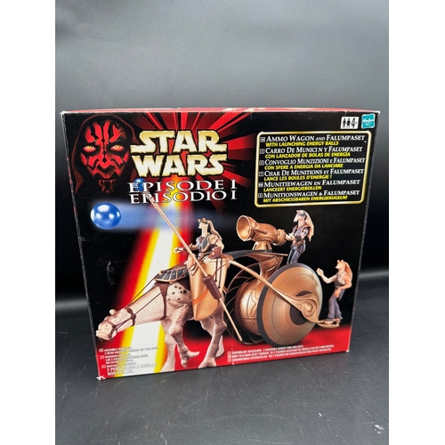 475 - Star Wars Episode 1 Ammo Wagon & Falumpaset + Figure Boxed