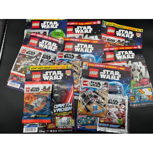 481 - Incomplete Lego Star Wars Naboo N-1 Starfighter + Lego Magaziones with free gifts