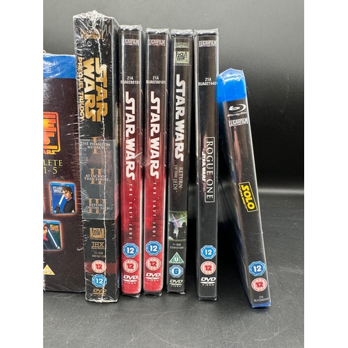 510 - Collection of Sealed Star Wars DVD's including Special Edition Trilogy VHS,  The Clone Wars Season 1... 