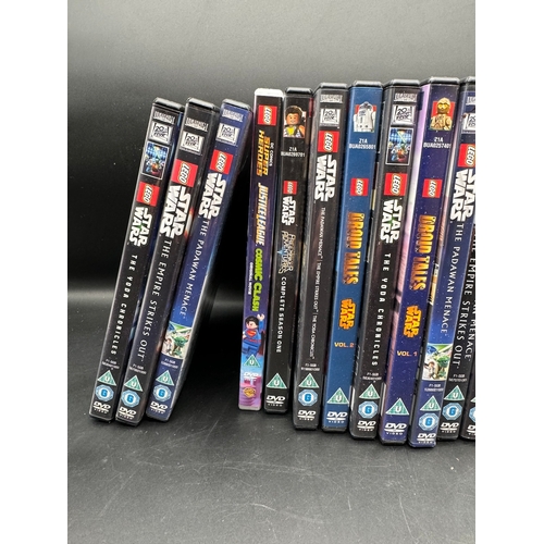 511 - Collection of Star Wars Lego DVD's