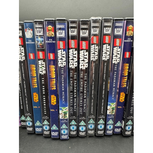 511 - Collection of Star Wars Lego DVD's