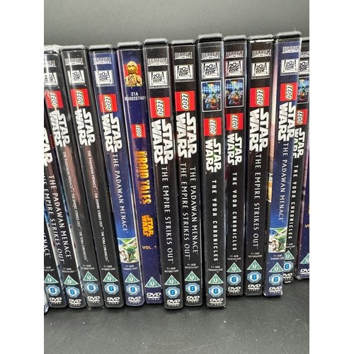 511 - Collection of Star Wars Lego DVD's