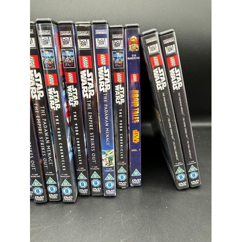 511 - Collection of Star Wars Lego DVD's