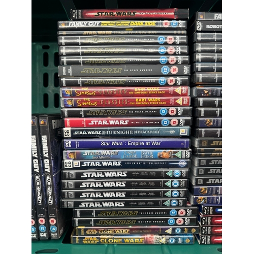 512 - Large collection of various Star Wars / Themed DVD's