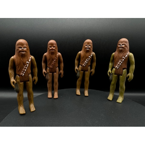 484 - 10 x 1977 Kenner Star Wars Action Figures including Darth Vader, R2-D2, Chewbacca, Sand People,