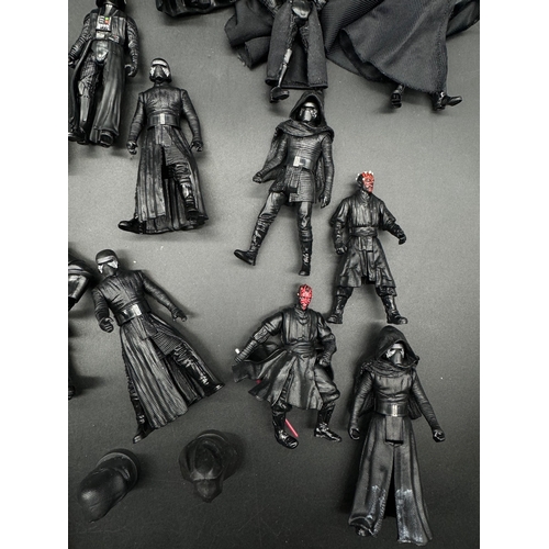 497 - Quantity of Darth Vader, Kylo Ren & Darth Maul Action Figures from last 20 years