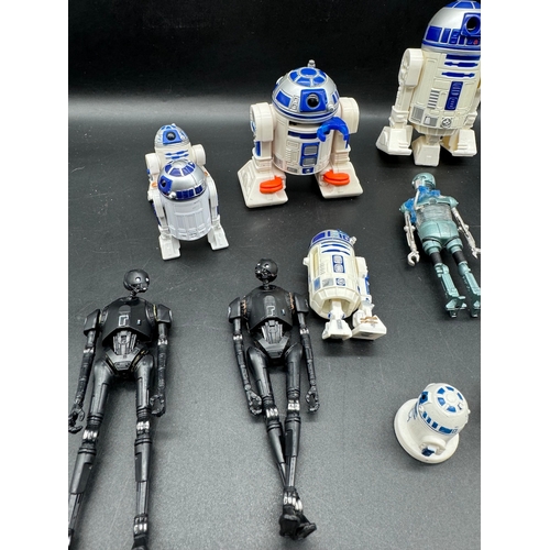 498 - Collection of Star Wars Droids Action Figures from last 20 years