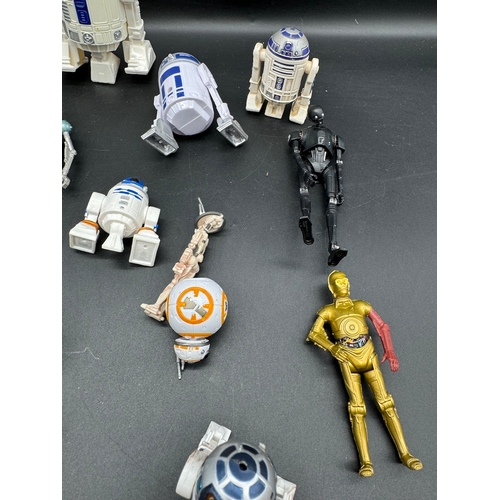 498 - Collection of Star Wars Droids Action Figures from last 20 years