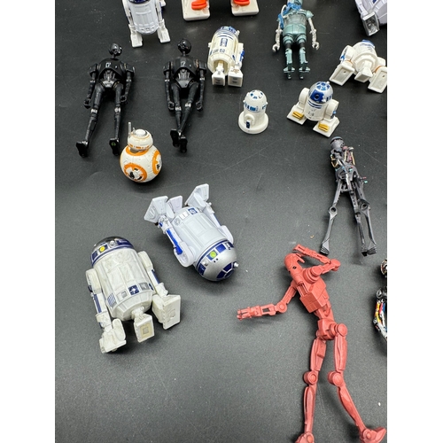 498 - Collection of Star Wars Droids Action Figures from last 20 years