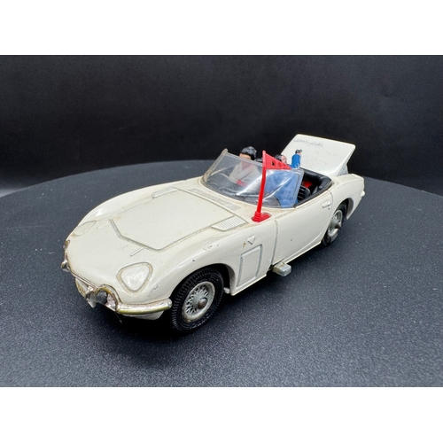 142 - Corgi Toys 336 James Bond Toyota 2000GT - In original box and plinth / card protectors, instructions