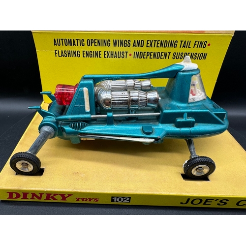 144 - Dinky Toys 102 Joe's Car - Joe 90 in original box, plinth & instructions, LED Light operational