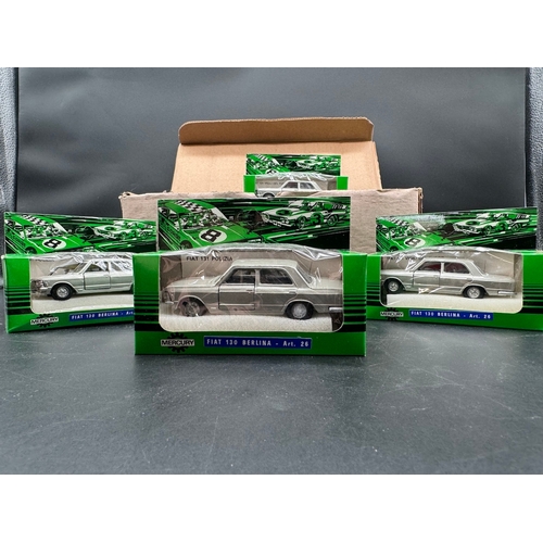 151 - 12 x Italian Mercury Fiat 130 Berlina Art 26 1:43 Scale Model in manufactures box