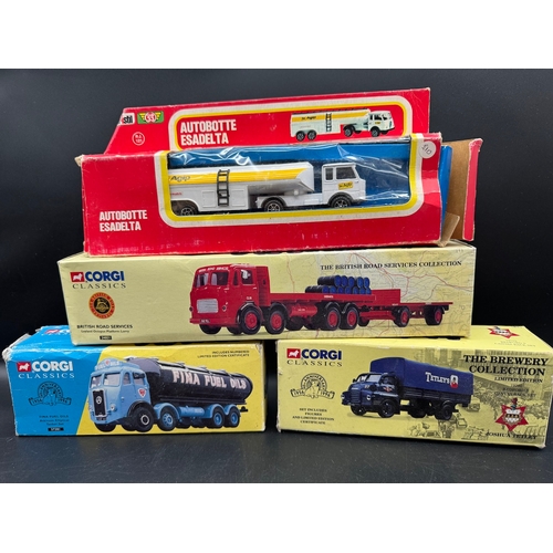 162 - A collection of Corgi Classics Commercial Vehicles / Tankers + METOSUL MERCEDES BENZ 1113 - CAMIAO C... 