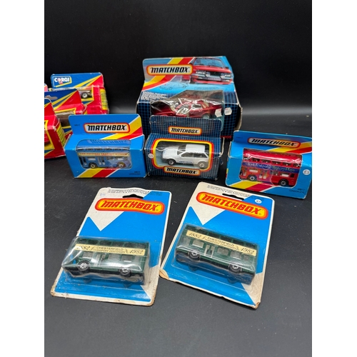 165 - A collection of 1970/80's Corgi, Matchbox, Road Machines + others Diecast Model Cars & Vehicles all ... 