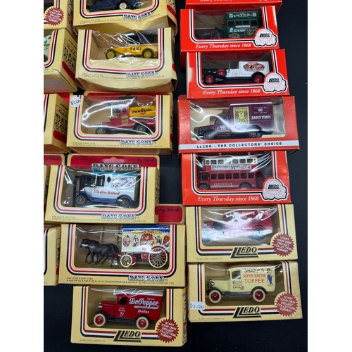 173 - A collection of Lledo Days Gone branded commercial vehicles all boxed