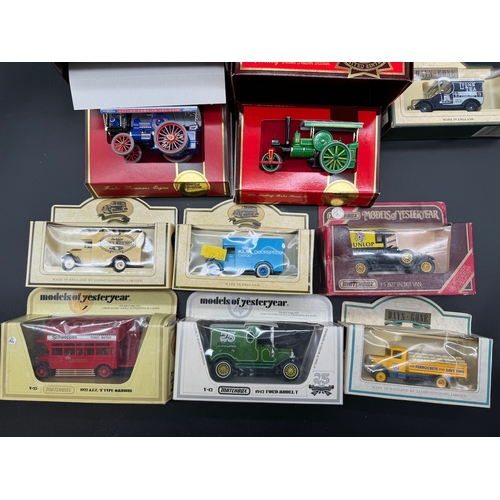 177 - A collection of Matchbox Diecast Models of Yesteryear including Limited Edition Y-19 Fowler Showmans... 