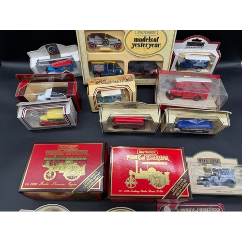 177 - A collection of Matchbox Diecast Models of Yesteryear including Limited Edition Y-19 Fowler Showmans... 