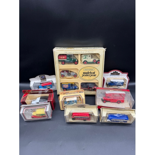 177 - A collection of Matchbox Diecast Models of Yesteryear including Limited Edition Y-19 Fowler Showmans... 