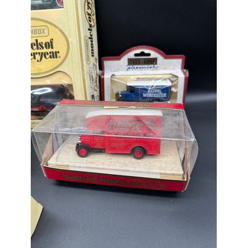 177 - A collection of Matchbox Diecast Models of Yesteryear including Limited Edition Y-19 Fowler Showmans... 