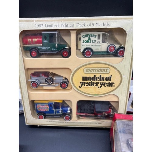 177 - A collection of Matchbox Diecast Models of Yesteryear including Limited Edition Y-19 Fowler Showmans... 