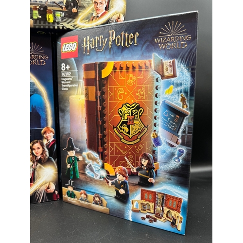 129 - Three Brand New Sealed Harry Potter Lego Sets 76387 / 76386 / 76382