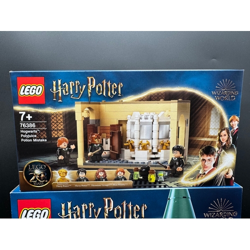 132 - Three Brand New Sealed Harry Potter Lego Sets 76386 / 76387 / 76382